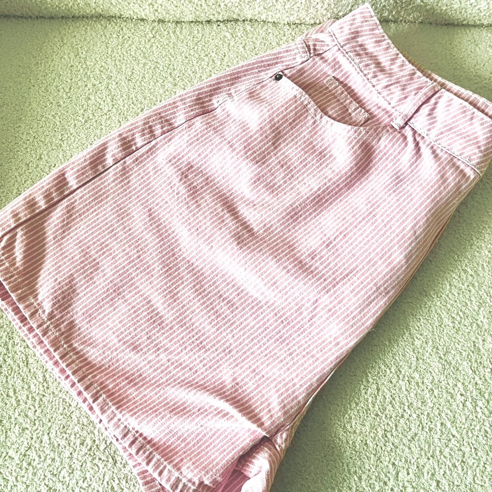 Nasty Gal stripe twill shorts